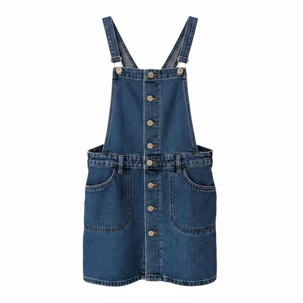 Pacsun Los Angeles Denim‎ Overall Dress 100% Cotton Size Small